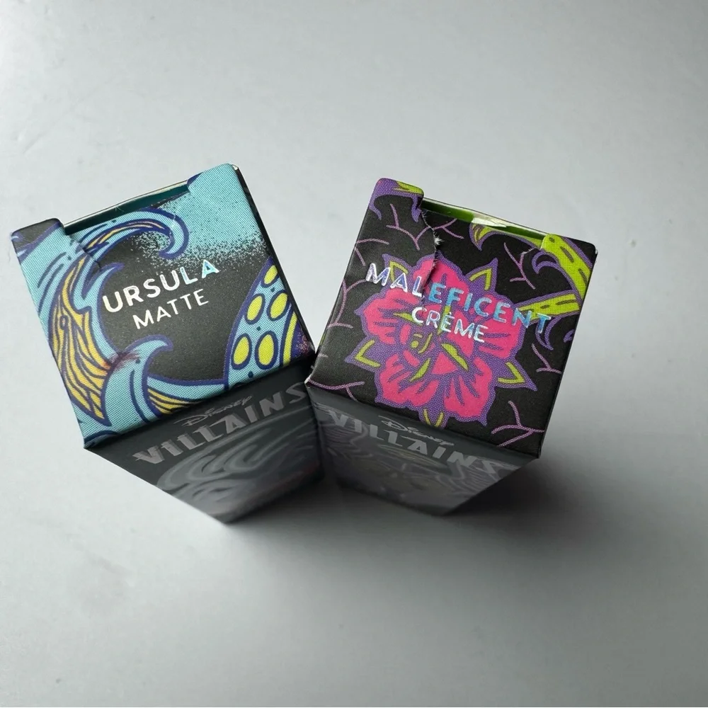 COLOURPOP‎ Disney Villains Misunderstood Luxe Lipstick Set Crème and Matte NEW